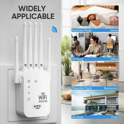 🔥Dual-Band WiFi Range Extender – Stay Connected Everywhere!
