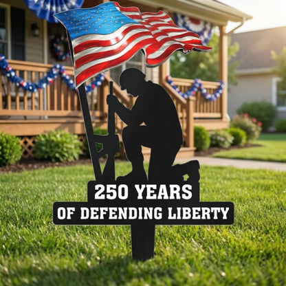 💥🔥 Limited time 57% OFF! First 50 pieces enjoy 57% off! 🔥💥 ✨🇺🇸🗽Metal Garden Stake – 🎖️ 250 Years of Defending Liberty