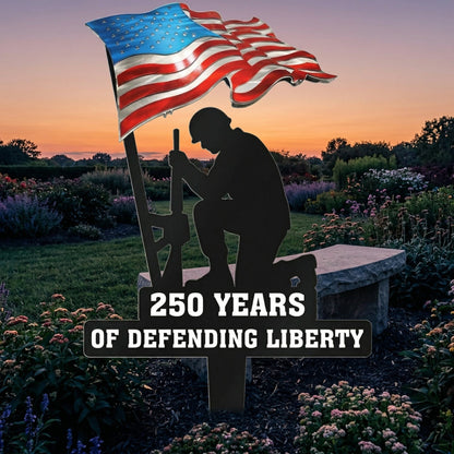 💥🔥 Limited time 57% OFF! First 50 pieces enjoy 57% off! 🔥💥 ✨🇺🇸🗽Metal Garden Stake – 🎖️ 250 Years of Defending Liberty