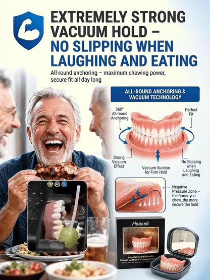 🎁Ends Today: 70% OFF! 🦷Advanced Customized Full Denture Set🦷 (🔥10,000+ Sold In Last 30 Day)