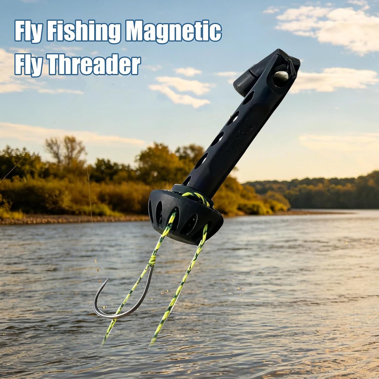 Magnetic Fly Threader & Knot Tying Tool