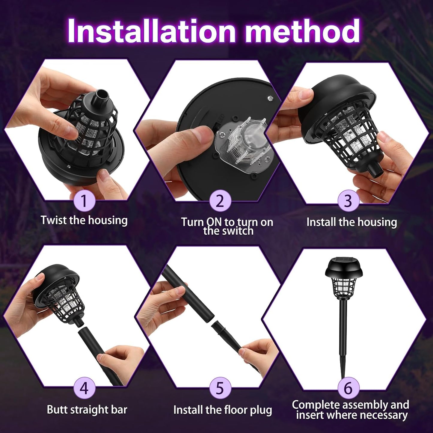 Solar Mosquito Catching Decorative Light