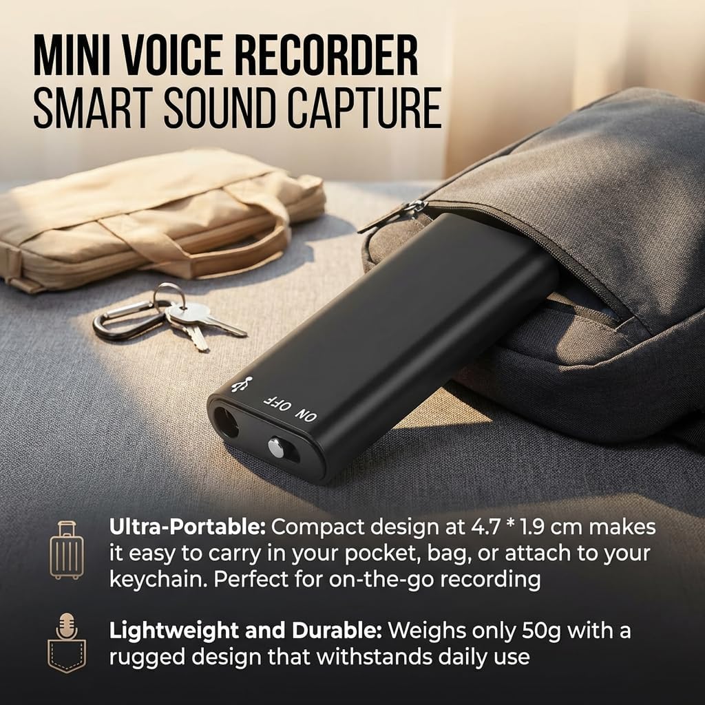⏰Last Day Promotion 49% 🔥Secret Spy Recorder: Professional High-Speed Audio Device