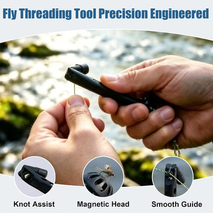 Magnetic Fly Threader & Knot Tying Tool