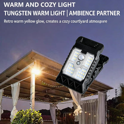 Solar Powered Motion Sensor Clip Lights