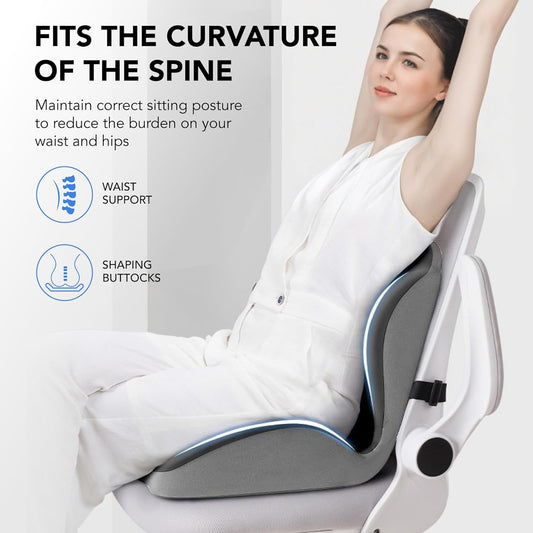 Ergonomic Memory Foam Seat Cushion