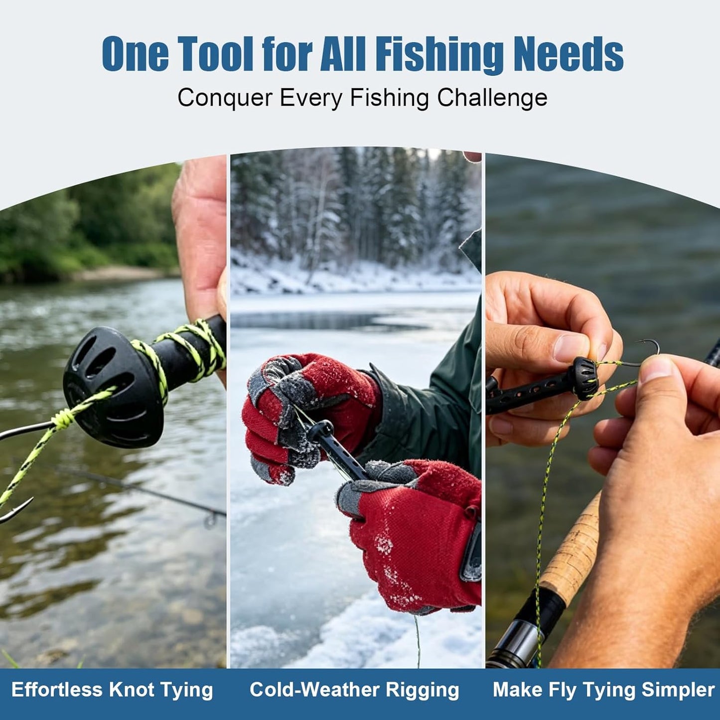 Magnetic Fly Threader & Knot Tying Tool