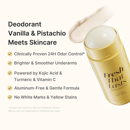 Deodorant & Antiperspirant Balm – Vanilla & Pistachio