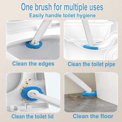 Disposable toilet cleaning tool