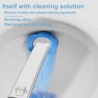 Disposable toilet cleaning tool