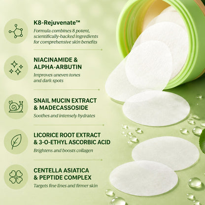 Korean Anti-Aging Toner Pads