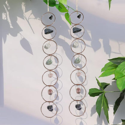 🔥Raw Crystal 7 Chakra Gemstone Wall Decor