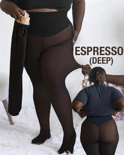 🔥Hot Sale 49% OFF!!⚡50K+ SOLD!❄️One-Seam Shaping Fleece Leggings