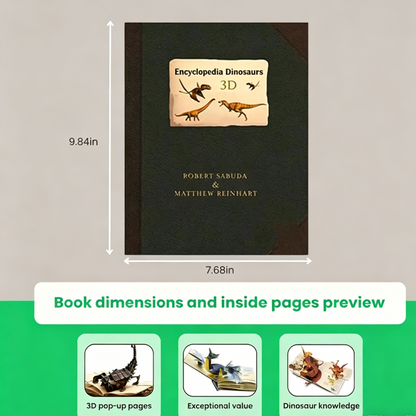 📚️3D Dinosaur Encyclopedia Book