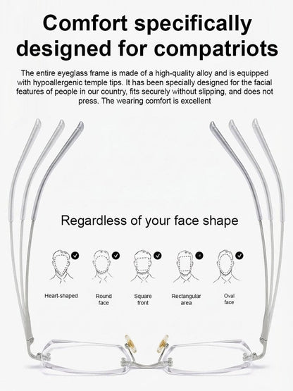 [Co-Created by Designers]Gypsophila Smart Zoom and Color-Changing Reading Glasses, Auto Focus Distance Near Progressive Multi-focus HD Vision