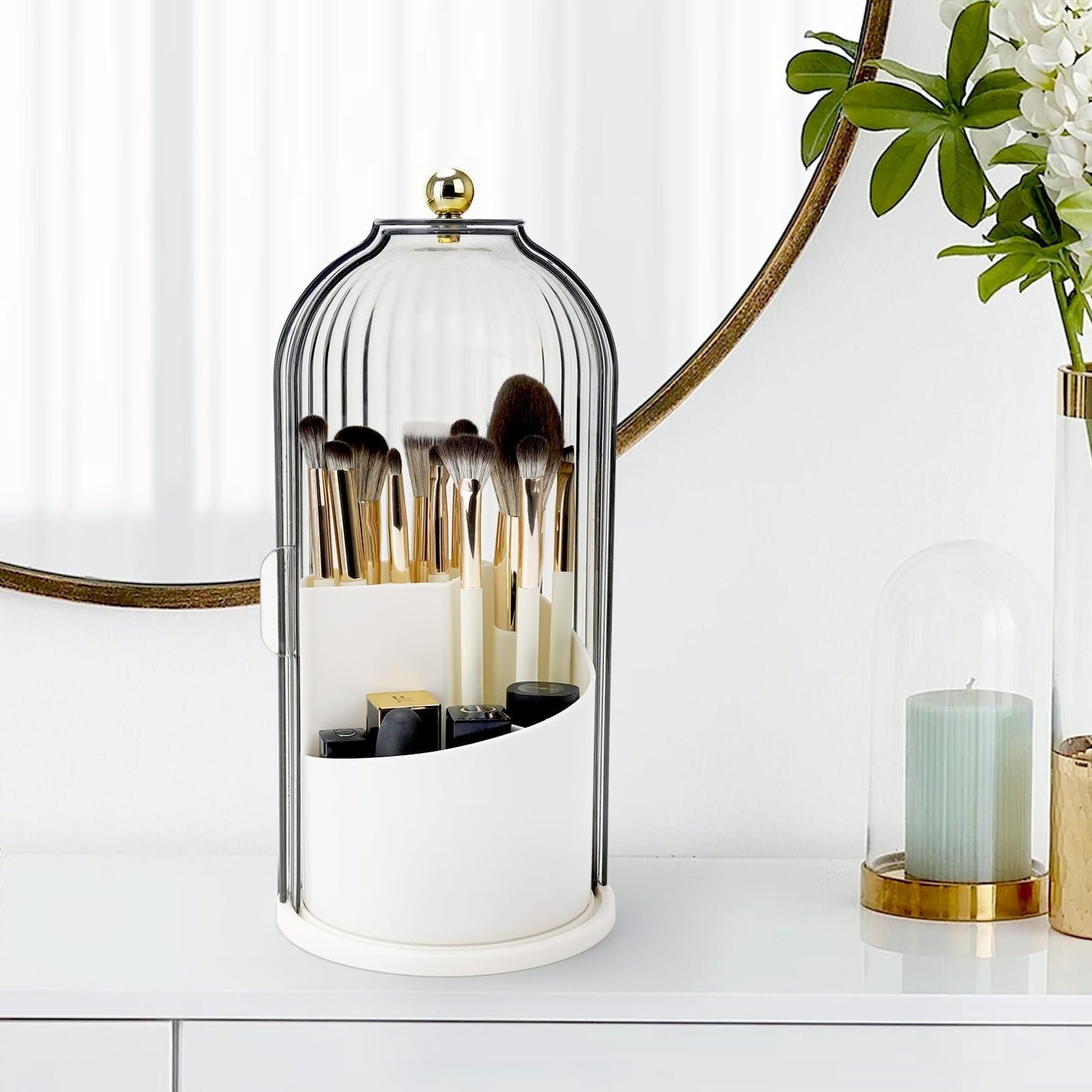 🔥✨Sliding Lid Toothbrush Organizer