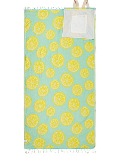 ⏰LAST DAY $20 OFF - 🏖️Sand Cloud 2-in-1 Turkish Cotton Towel Bag with Inner Zip Pocket & Sand-Repelling Fabric