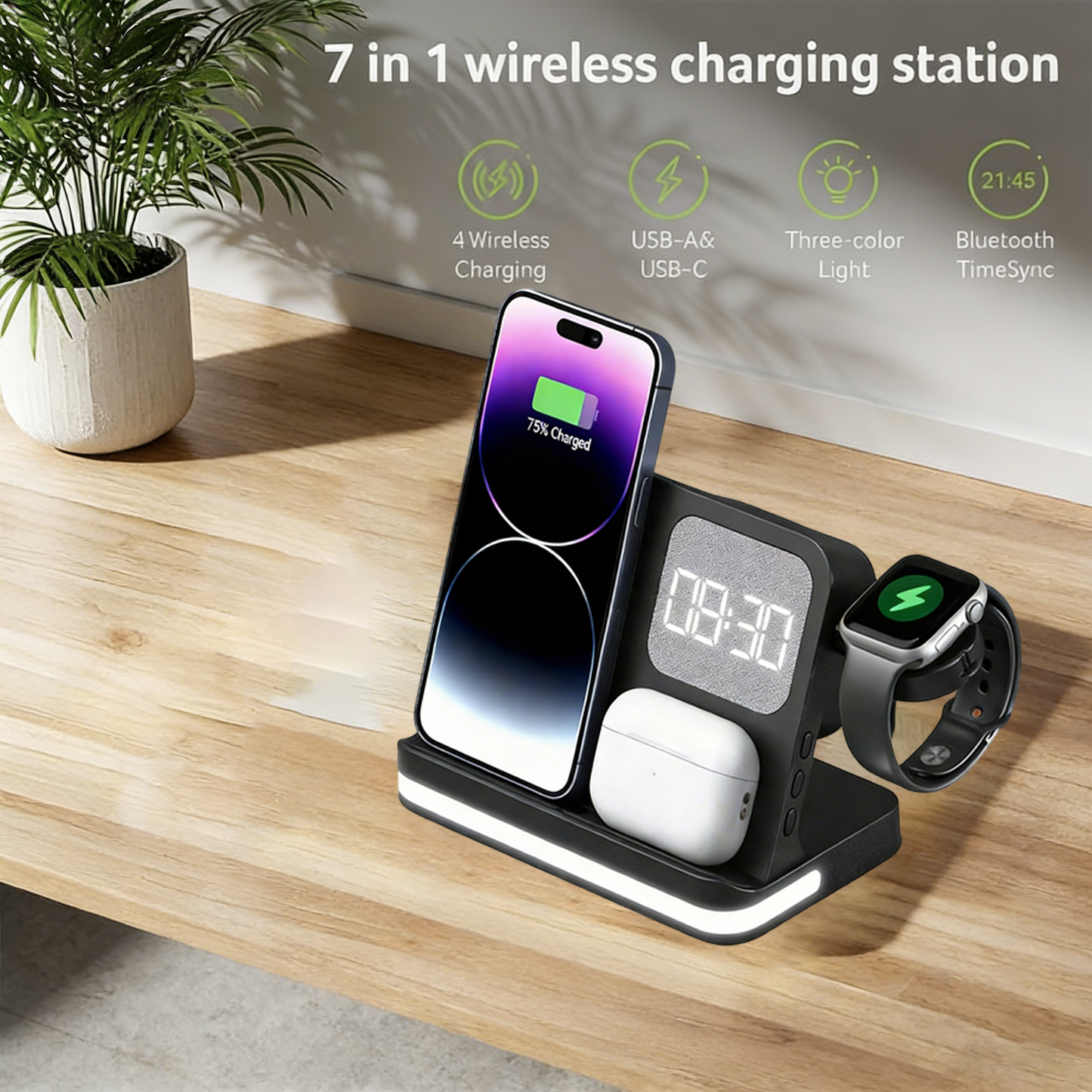 🎁Hot Sale🔥 7 in 1 Wireless Charging Station