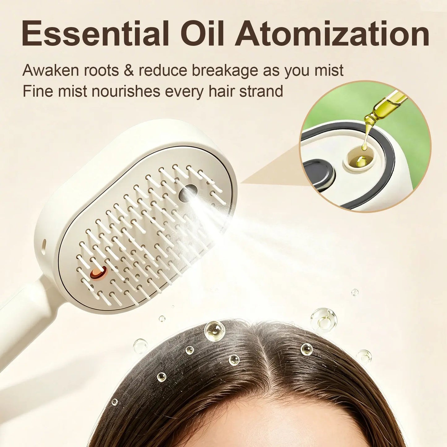 Electric Spray Retractable Airbag Comb