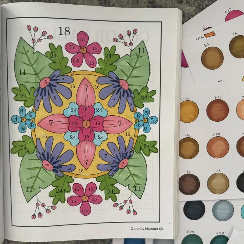 Color By Number For Adults