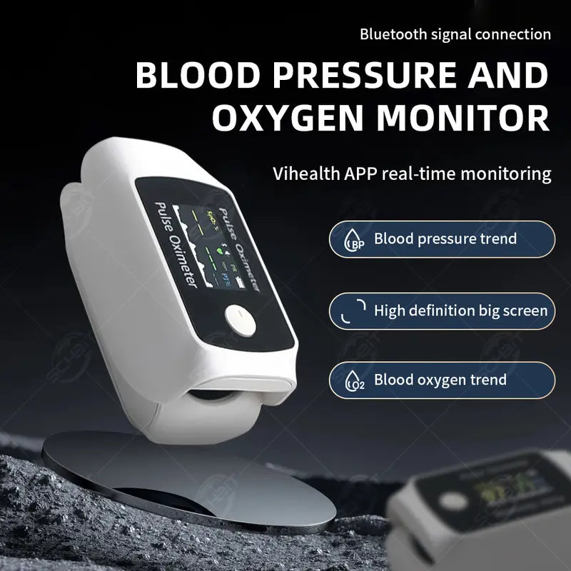 2 In 1 Dual Function Blood Oxygen and Blood Pressure Monitor
