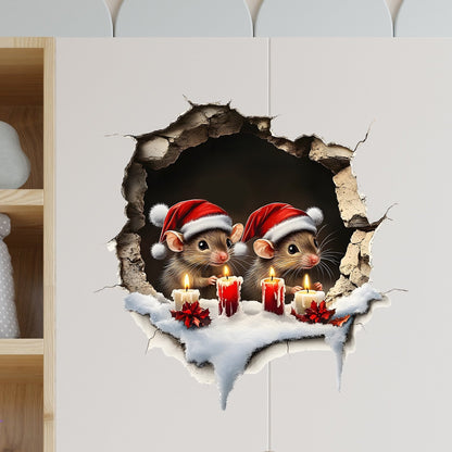 Creative Christmas Santa Wall Stickers