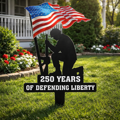 💥🔥 Limited time 57% OFF! First 50 pieces enjoy 57% off! 🔥💥 ✨🇺🇸🗽Metal Garden Stake – 🎖️ 250 Years of Defending Liberty