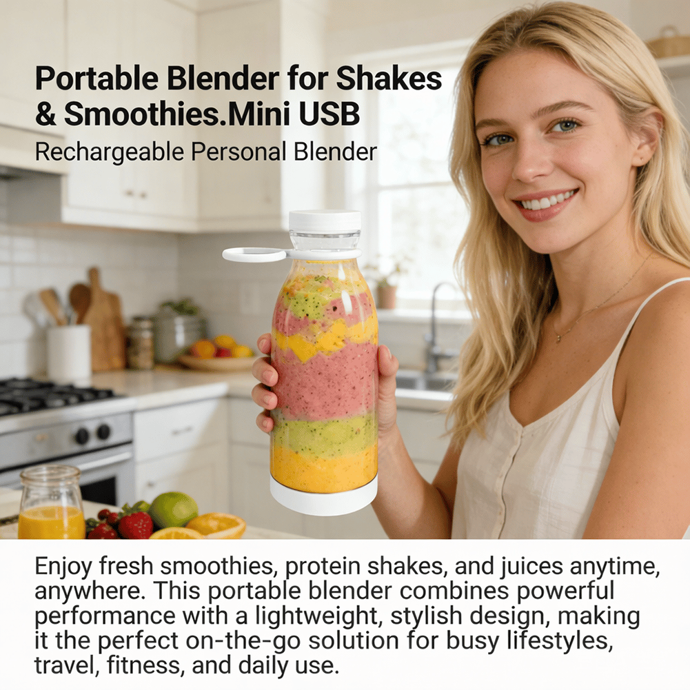 🔥Last Day 49% OFF- 2026 Portable Smoothie Blender Cup