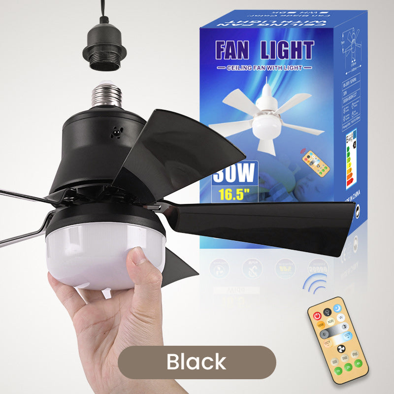 🔥LAST DAY 50% OFF❄️2-in-1 Portable Ceiling Fan & Light With Remote Control💡
