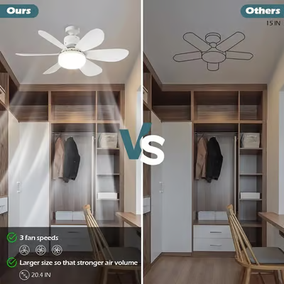 🔥LAST DAY 50% OFF❄️2-in-1 Portable Ceiling Fan & Light With Remote Control💡