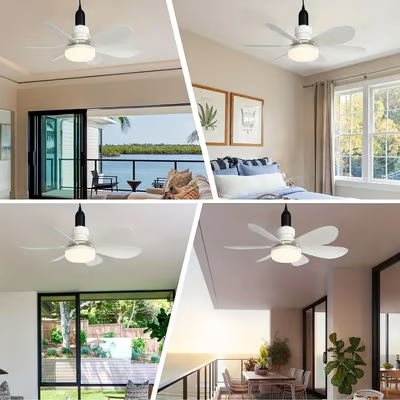 🔥LAST DAY 50% OFF❄️2-in-1 Portable Ceiling Fan & Light With Remote Control💡