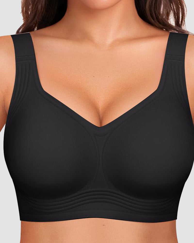 Comfortable Wireless Full Coverage Jelly Smoothing bra
