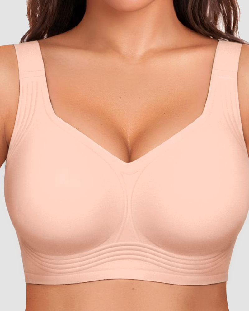 Comfortable Wireless Full Coverage Jelly Smoothing bra