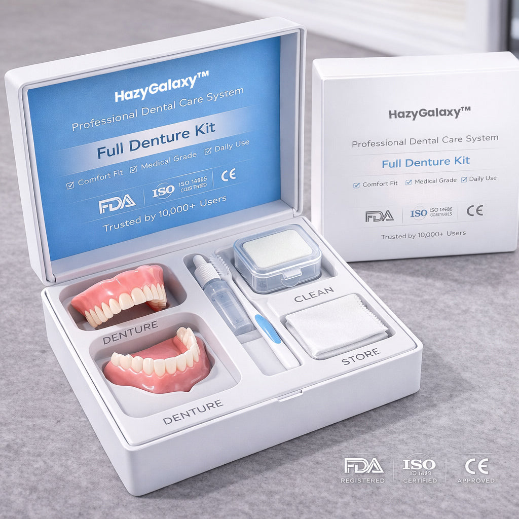 HazyGalaxy™ Custom-Fit Dentures ENDS TODAY 70% OFF | Smile with Confidence