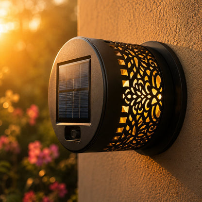 Solar MandalaWall Light Projector Turn Walls Into Nighttime Art