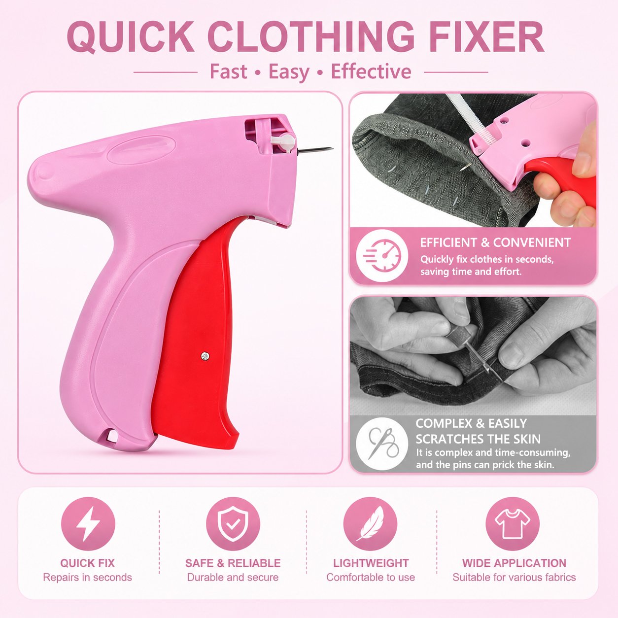 ✨ Quick Clothing Fixer | Instant Fit, Invisible Finish, No Sewing Required — Trusted by Thousands