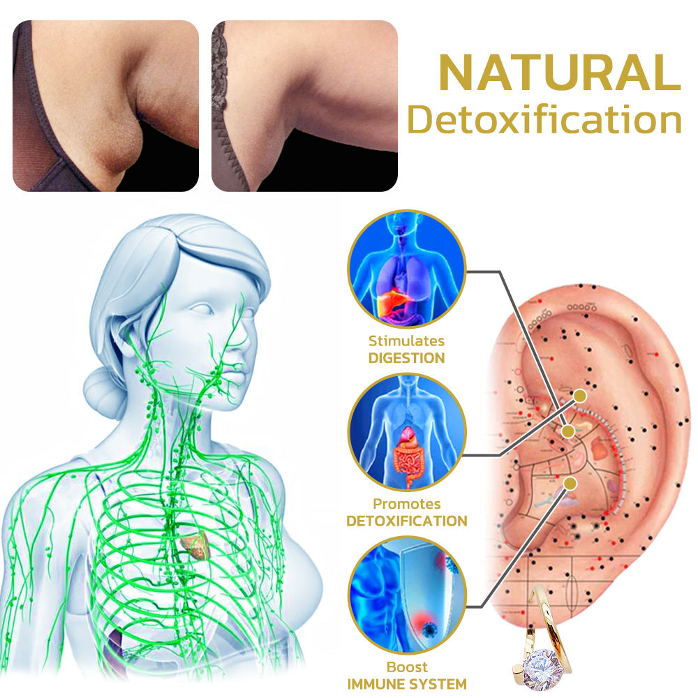 NESLEMY Lymphatic MagneTherapy Germanium Earrings — Stylish Comfort for Wellness & Energy