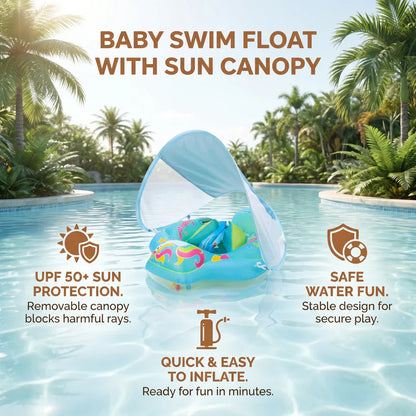 ☀️ The Ultimate Safe & Sun-Proof Baby Float! A Summer Must-Have for Millions of Moms! 👶💦-TOP1