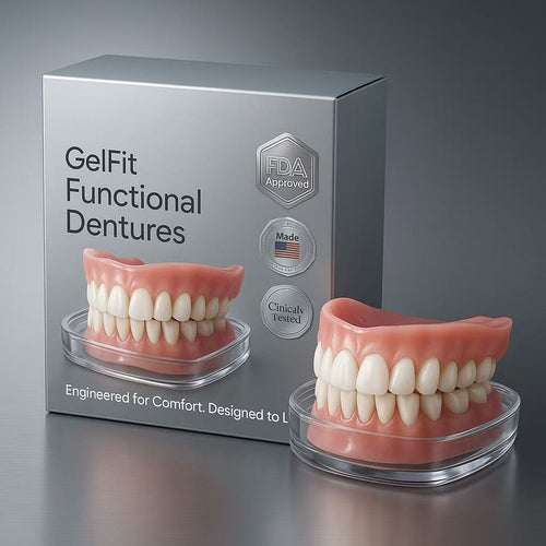 🌎Ending today: 30% off! ⏰ Medical-grade full dentures with strong suction.