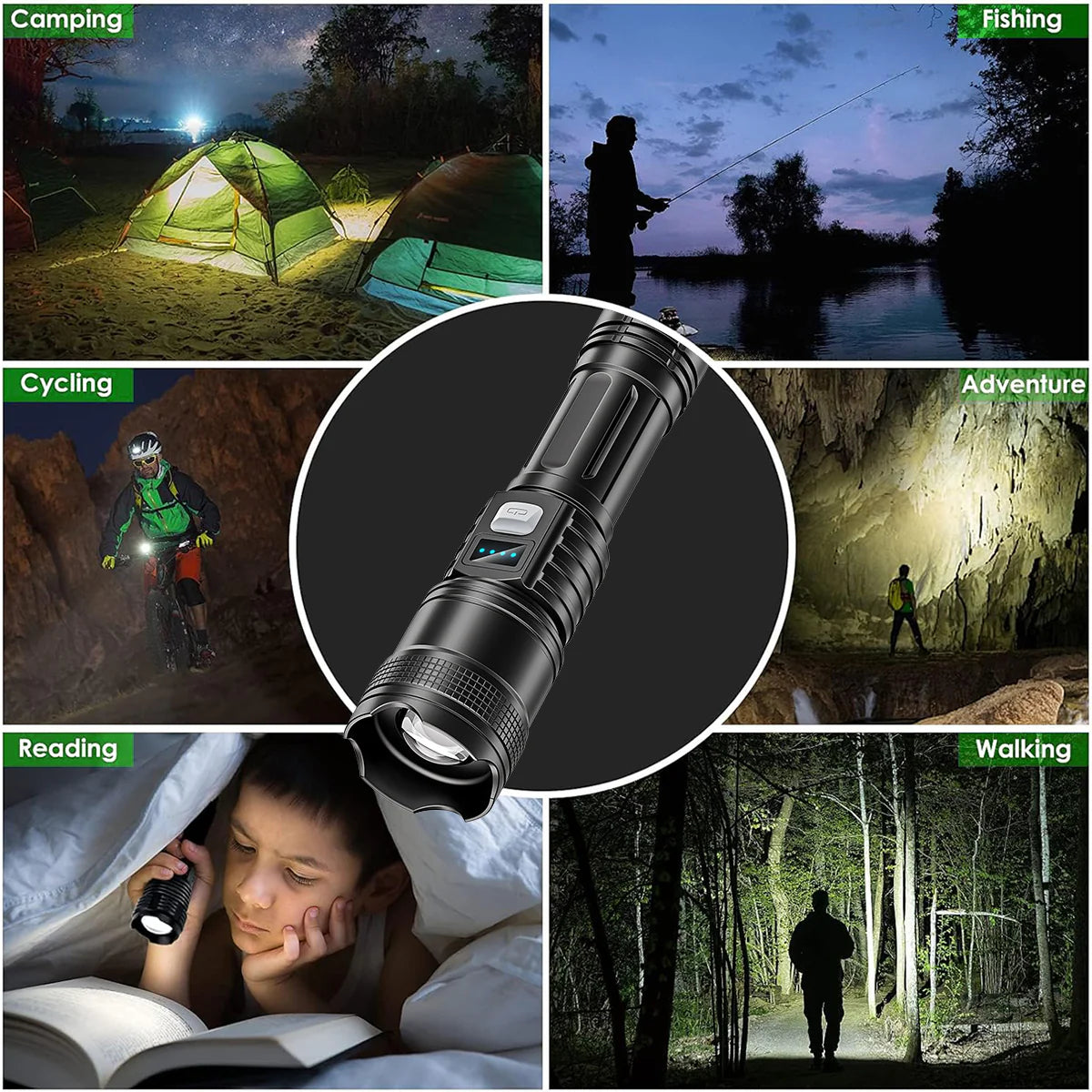 Super Bright Ultimate Survival Flashlight