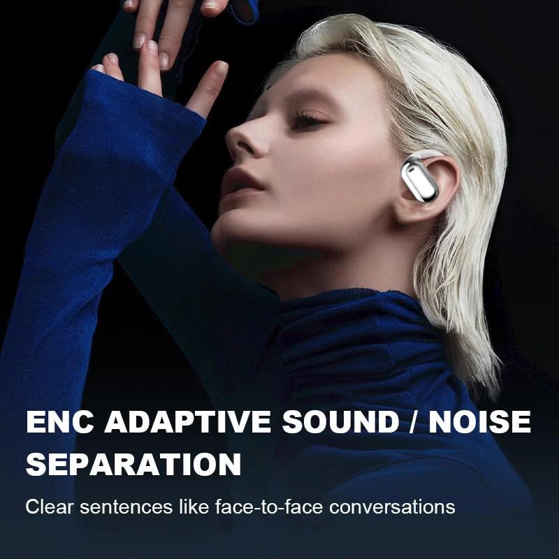 🔥Special Price $12.99 Only Today!!!⏰🔥True Powerful Bluetooth 5.4 Open Ear Earbuds, IPX5 Waterproof