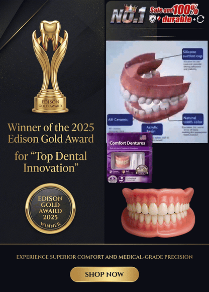 【Save $5,000 NOT Going to Dentists】Smart Silicone Teeth | Patented University Tech