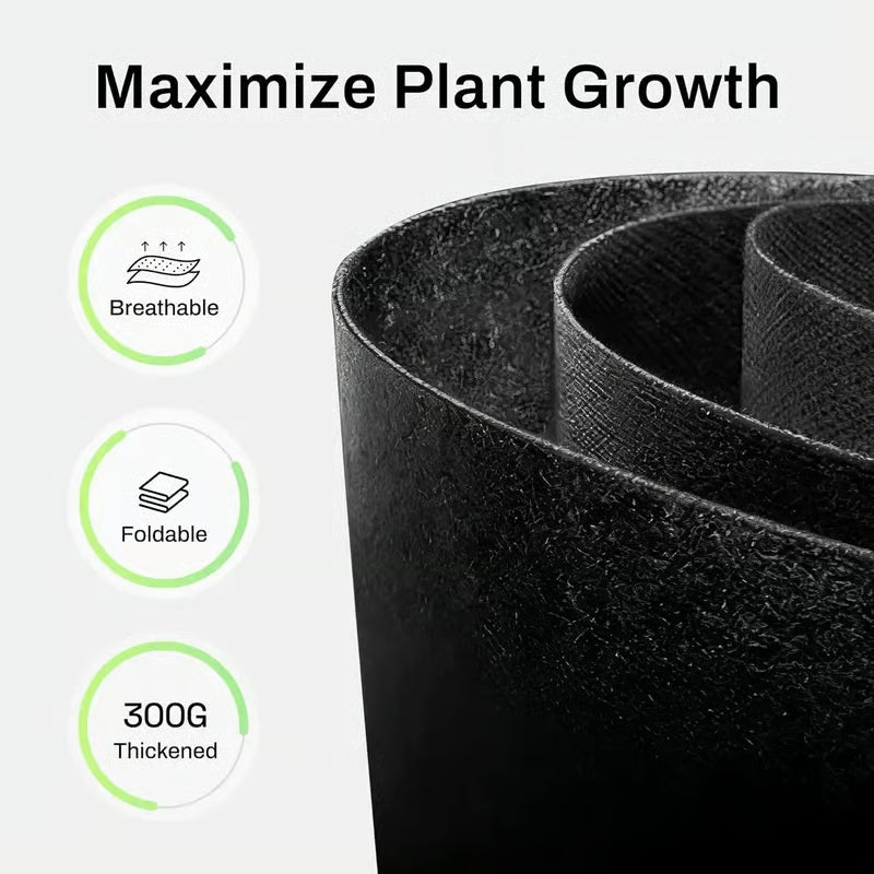 5-Pack 5 Gallon Grow Bags