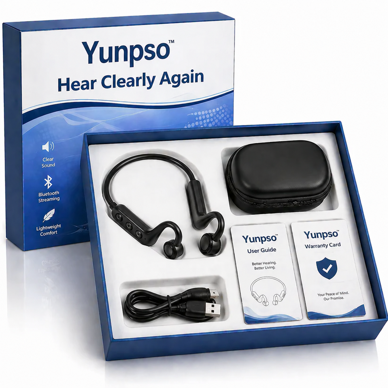 🔥Limited-Time Offer🔥 Rediscover Clear Sound with the Yunpso X2 Bone Conduction Hearing Aid