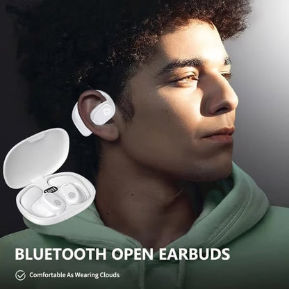 🔥Special Price $12.99 Only Today!!!⏰🔥True Powerful Bluetooth 5.4 Open Ear Earbuds, IPX5 Waterproof