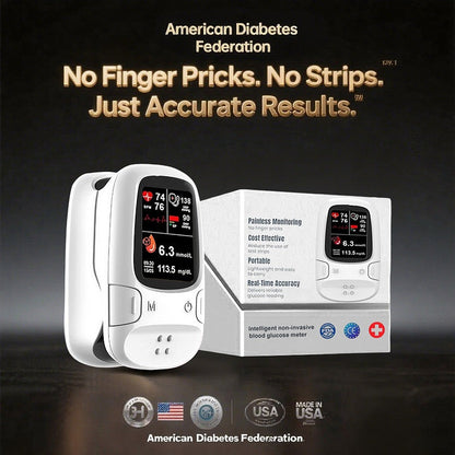 Develops Newly Launched Non-Invasive Smart Glucose Meter ✅made in the USA✅🔥Limited stock available!🔥