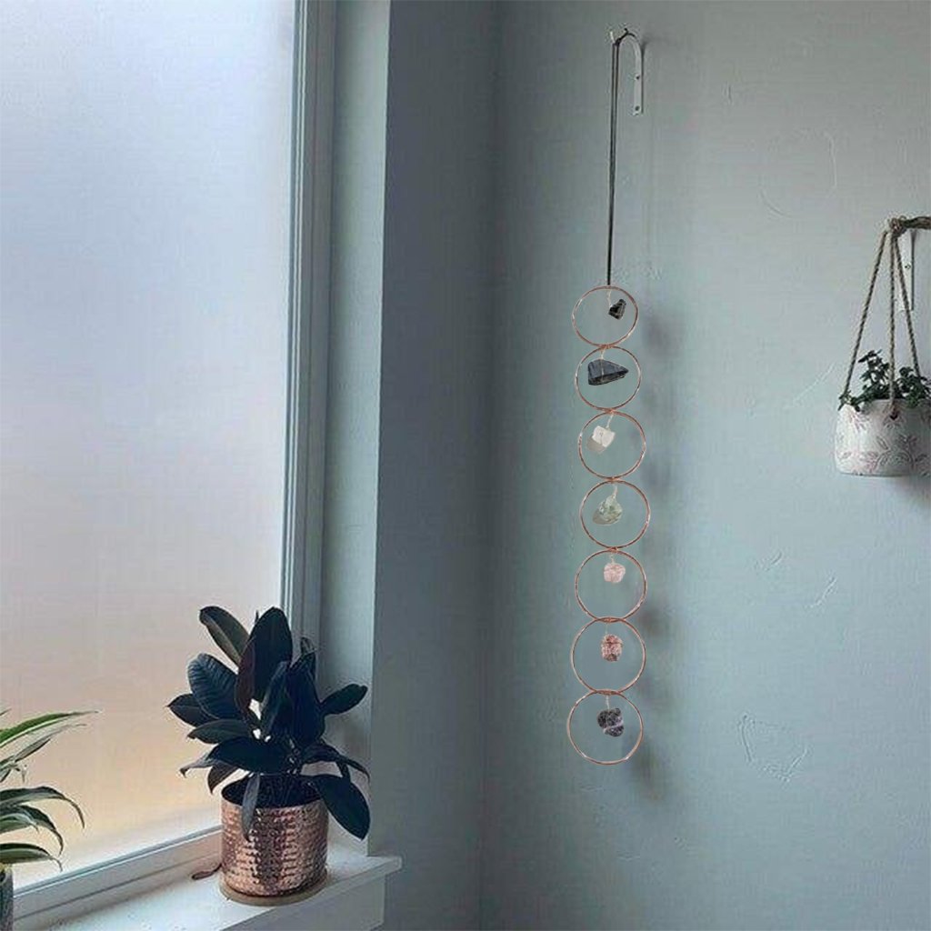 🔥Raw Crystal 7 Chakra Gemstone Wall Decor