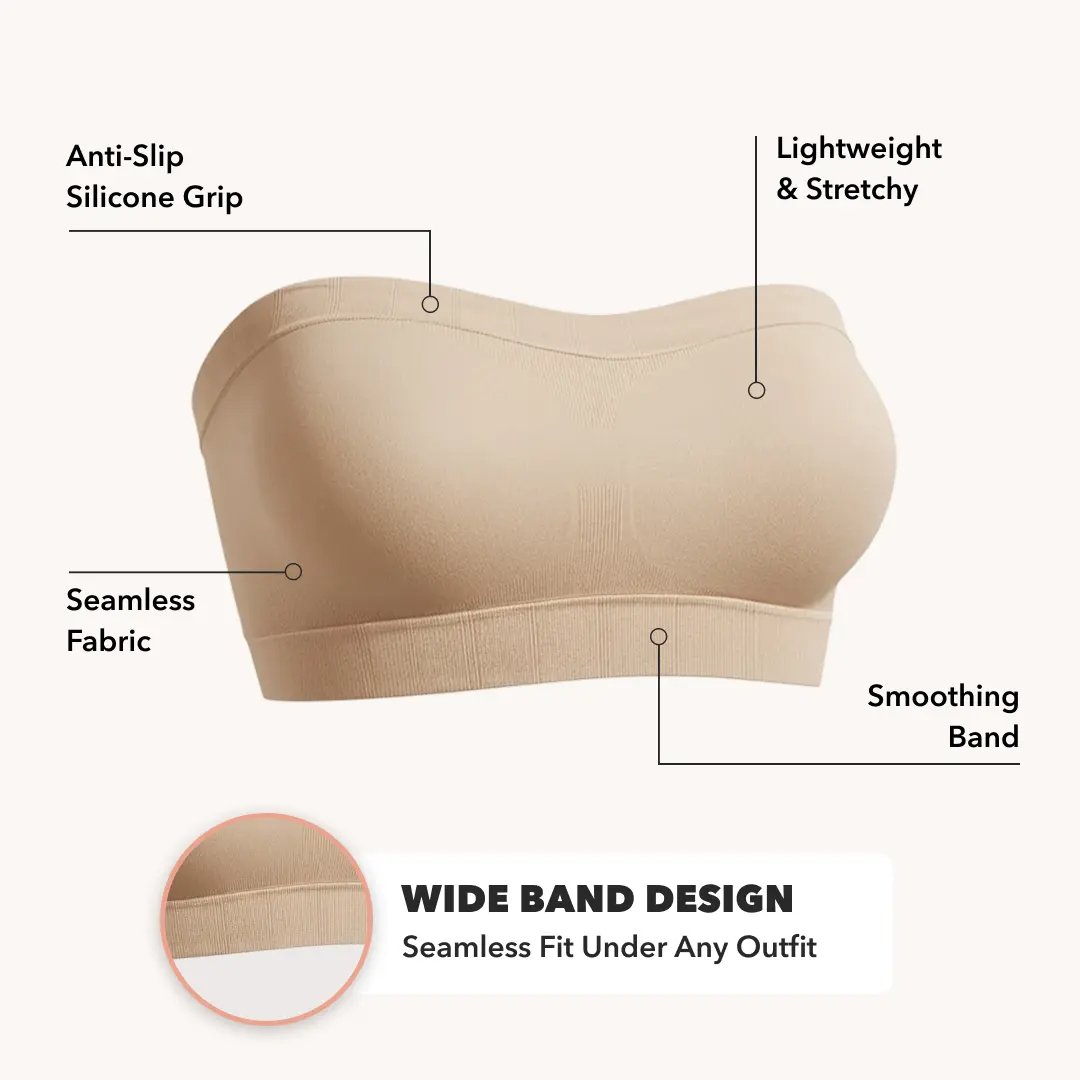 🔥LAST DAY 57% OFF - Convertible Strapless Bandeau Bra (🎁Buy 2 Free Shipping)