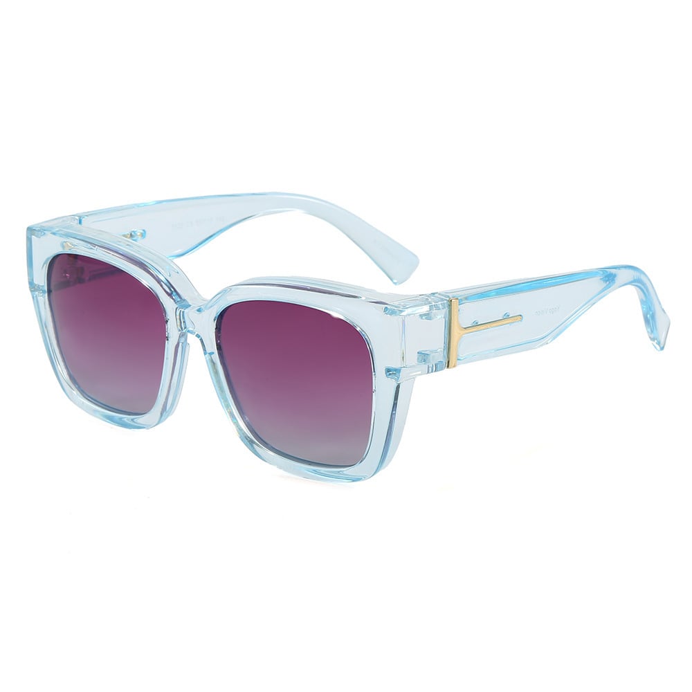 🕶️ Polarized Fit Over Sunglasses for Women – UV400 Protection Floral Frame Wear Over Prescription Glasses