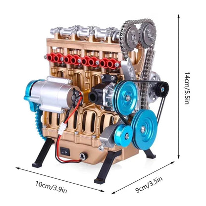 🏎️🛠️The Ultimate Desktop Masterpiece: Miniature V8 Small-Block Static Model Kit